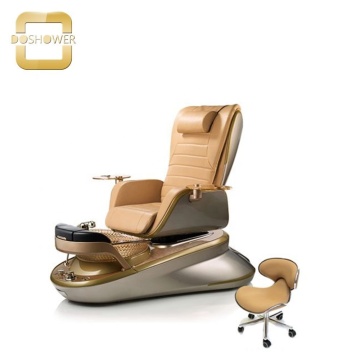 European Stainless Steel Pedicure Bench for Luxurious Nail Salons