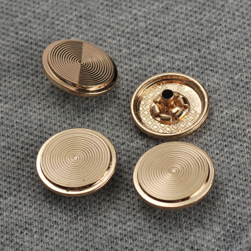 Custom Logo Round Spring Metal Brass Snap Buttons for Clothing - New Arrival