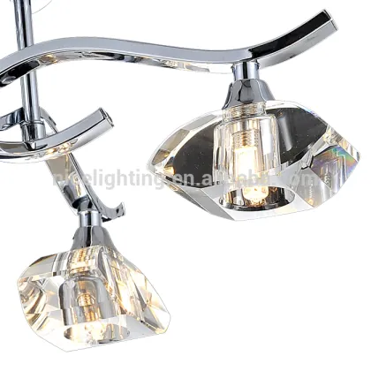 source crystal celling light modern home crystal glass ceiling lamp cheap ceiling lamp
