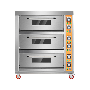 Industrial 3 Deck 6 Tray Oven