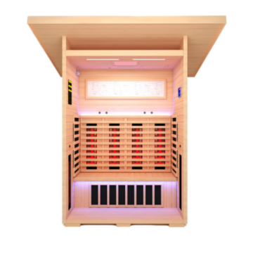 Canada Hemlock Double Far Infrared Sauna