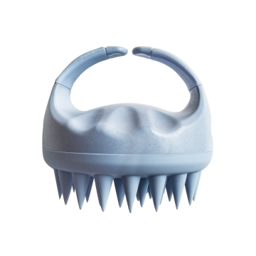 Naturale ecologico naturale all'ingrosso a manico lungo cuscino spazzola per massaggio al cuoio capelluto in plastica personalizzata Massager