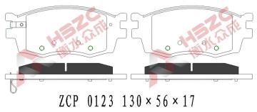 FMSI D1156 car ceramic brake pad for Kia