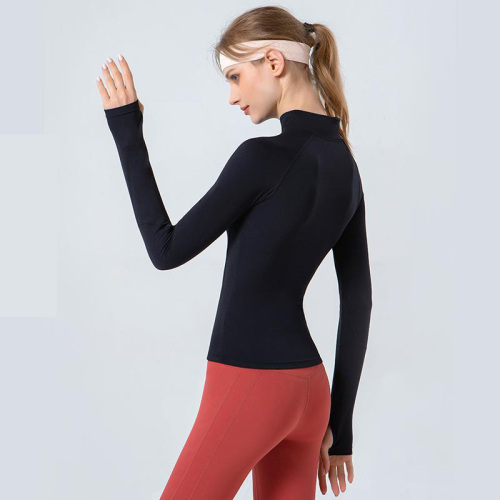 Western Half Zipper Stand Collar Equestrian Base Layer