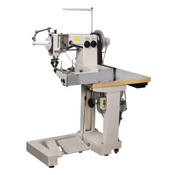 Moccasin Leather Upper Sewing Machine for Vamp Side