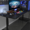 Kantor meja listrik ergonomis stainless sit stand desk