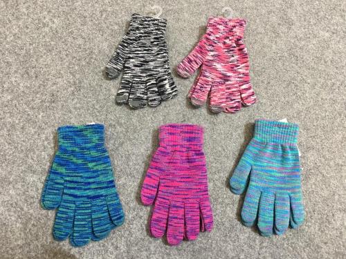 Gants tactiles multi-tricotés