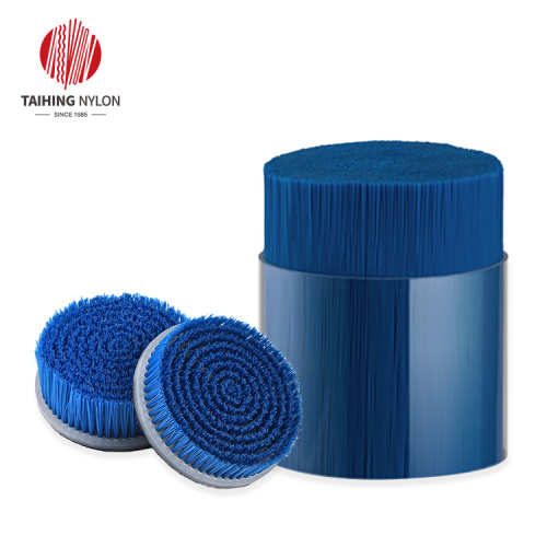 Disc brush filament for metal polishing use