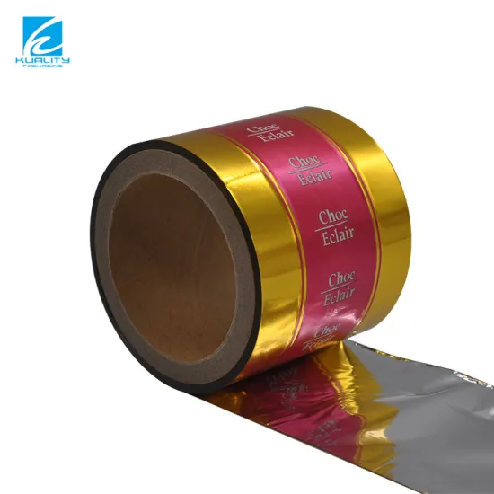 Custom Printed Silver Gold BOPP PET VMPET Twist Packaging Film for Candy