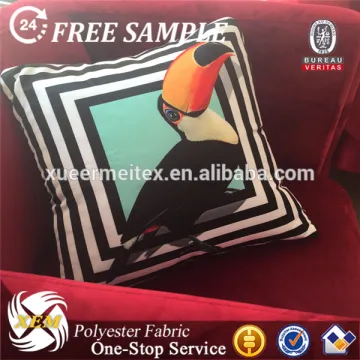 3D print satin fabric for pillow Cushion