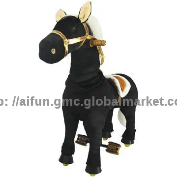 Black Knight pony rider toy, Ride on horse toys