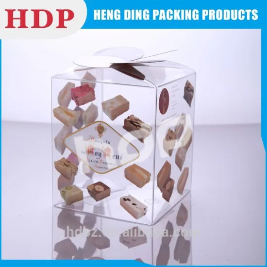 Customized Clear Plastic Packaging Box