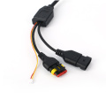 Gruppo di cavo del connettore a 24 pin automobilistico per ECU