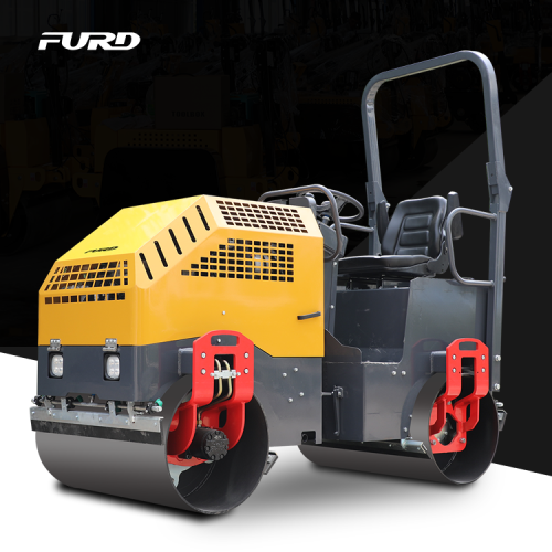 1.8ton Most popular diesel engine double drum road roller