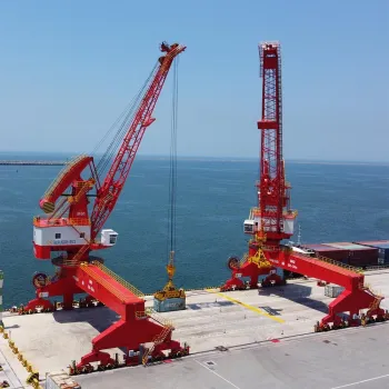 Mobile Harbour Portal Crane: 10t to 35t - Container Hydraulic Pedestal Portal Cranes