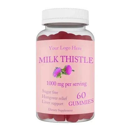 Vegan Liver Detox Gummies with Organic Milk Thistle Extract