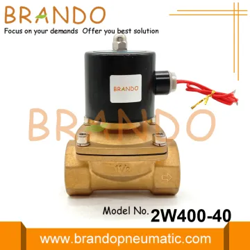 2W400-40 Brass Water Solenoid Valve 1 1/2'' DN40