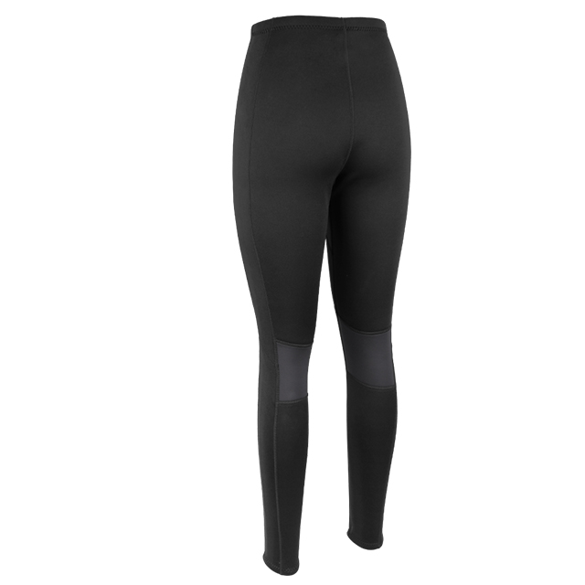 Pantaloni da sub da 3 mm da donna in pelle con tasche