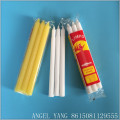 Unscented fluted candles Cheap Price wax material