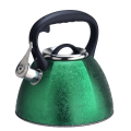 Whistling Green Color Kettle with Anti-Hot Handle