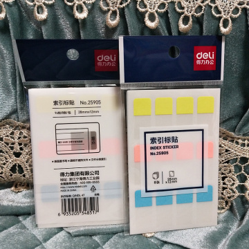 3 kleuren Plastic Index Tabs Dispenser Planner Stickers voor kantoorbenodigdheden van hoge kwaliteit