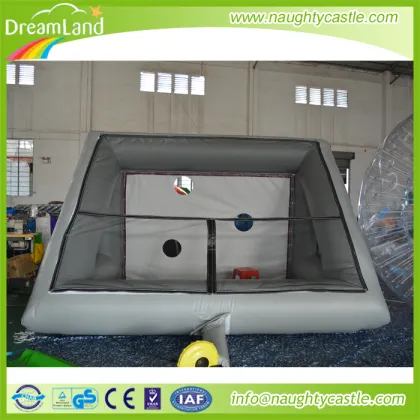 2016 popular inflatable football goal,sports game goal,inflatable volleyball goal