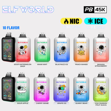 Premium Disposable Vape with Elfworld PB45000 Puffs