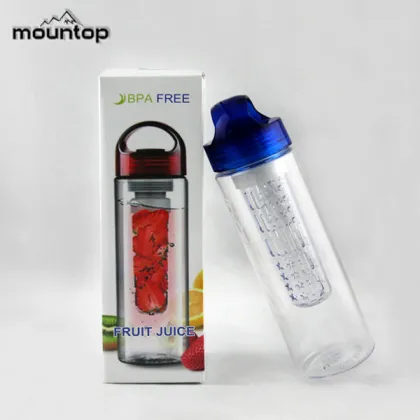 750ml VOSS Style Mineral Water Glass Bottle with Screw Plastic Cap