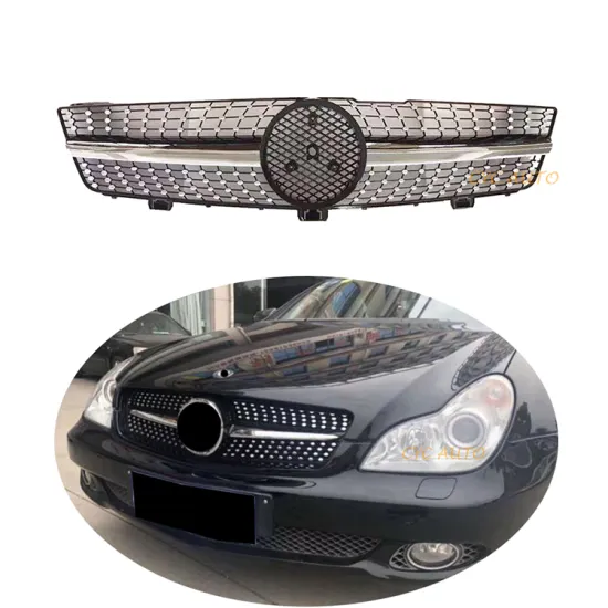 High Quality W219 Diamond Style Front Bumper Grille for Mercedes Benz CLS CLASS C219 2005-2011