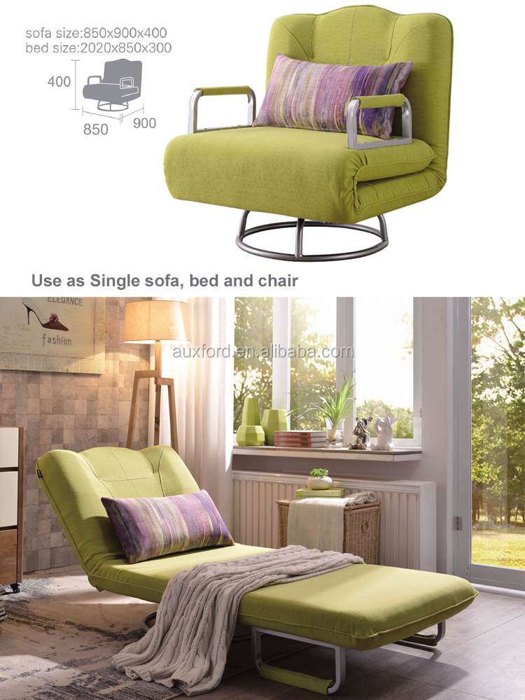 Thiết kế mới Đồ nội thất phổ biến nhất Phòng khách Sofa Cum Bed Single Bánh ghế cho nhà và văn phòng