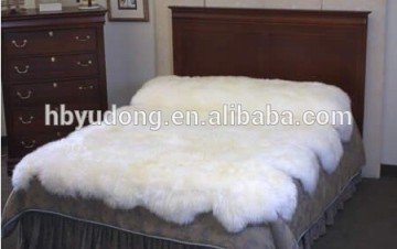 100% natural australian fluffy sheepskin rug colored sheepskin rug