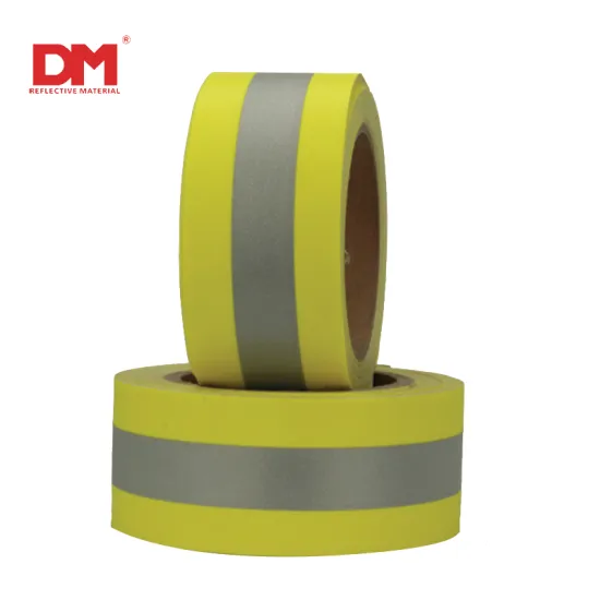 Fluo Lime Flame Retardant Reflective Vest Trim OEKO-TEX 100