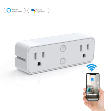 Universal PD QC 3.0 10a 2 Socket Power AC dengan lampu malam - Plug Plast Power Strip Extension AS