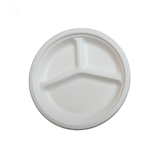 100% Compostable Eco-Friendly Sugarcane Bagasse Plates