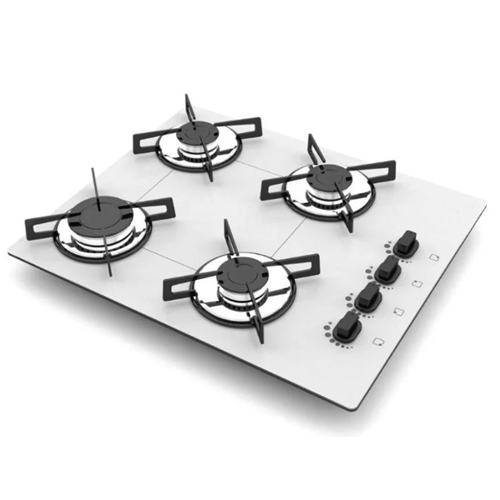 4 Rings Italian Gas Cooker White