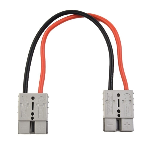 Anderson Plug Double Battery Connector Cable Kit 50amp, High Quality Anderson Plug Double