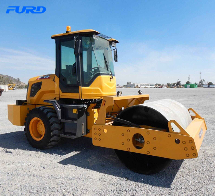 8 Ton Single Drum Vibratory Road Roller For Sale