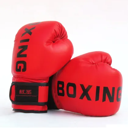 Adult/Children Sanda Taekwondo Boxing Gloves Sanda Fighting Gloves Fighting Handguard Boxing Gloves