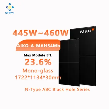Aiko Solar Panels: High-Power Mono IBC Solar Panels in Various Sizes (445W, 450W, 455W, 460W)