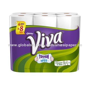 Bounty 2 ply paper towel (White), 11"X11", 52 sheets - 15 rolls per case