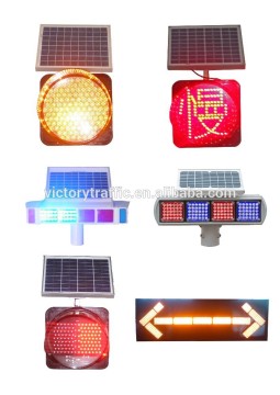 Solar Flashing Warning Light