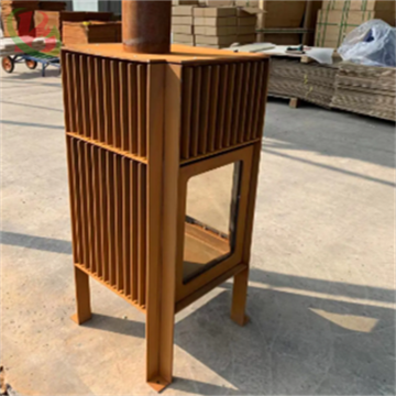 Corten Steel Outdoor Stove and Pizza Oven: Wood Burning Fireplaces and Stoves on Hot Sale
