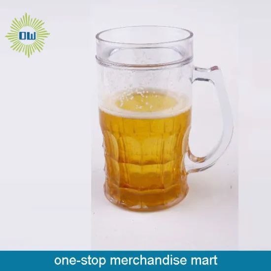 glass beer ice mug