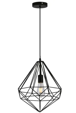 Geometric Iron Wire Hanging Pendant Lamp