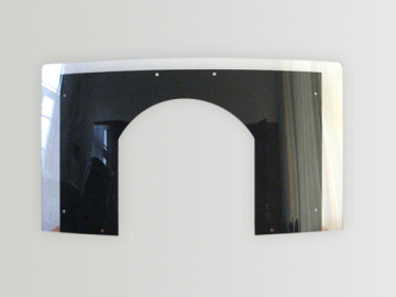 CNC processed glass