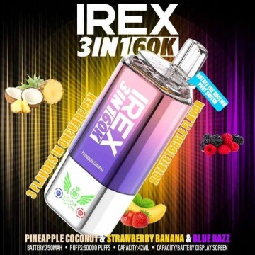 Asal irex 3in1 60k puffs vape