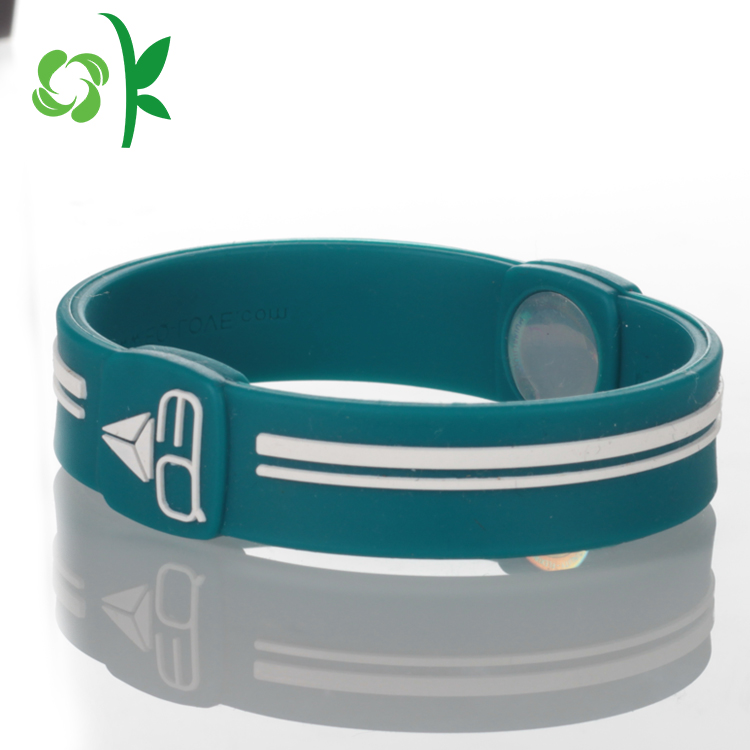 High Quality Personalized Custom Embossed Silicone Bracelets