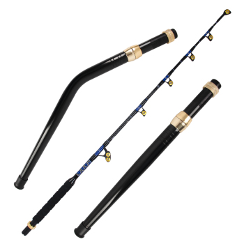 Manufacturer of Deep Sea Fishing Rods for Tuna and Shark - 2M 130LBS Trolling Rods with Straight and Curved Butt