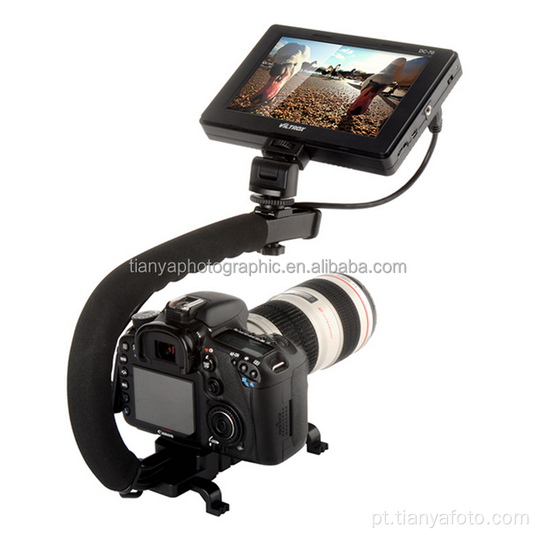 Estabilizador de telefone de filmadoras com câmera DSLR