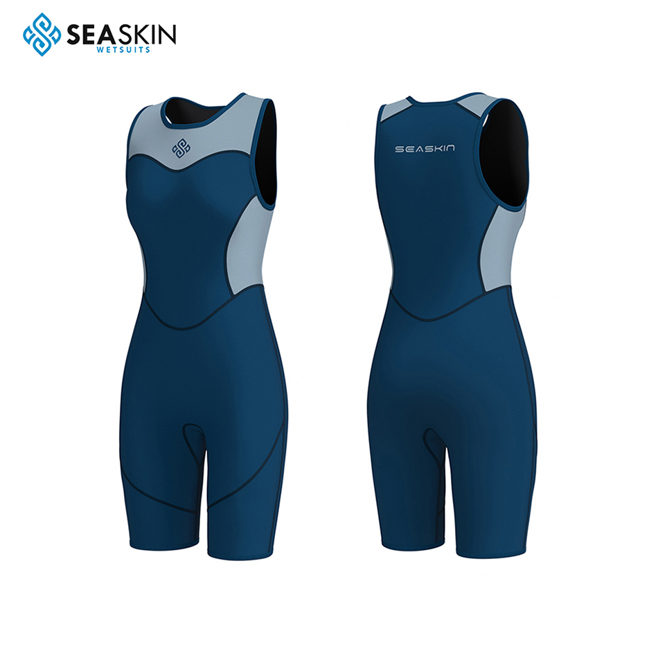 Seaskin sleeveless neoprene melayari wetsuit ringan